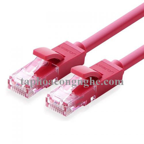 Ugreen 11215 10M màu Đỏ Cáp mạng LAN cat6 UTP NW101 30011215